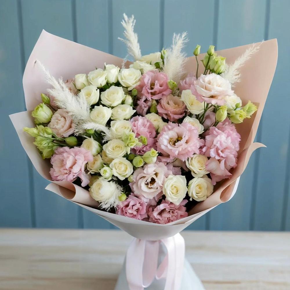 Букет цветов из: Альстромерии и Розы в Дзержинском