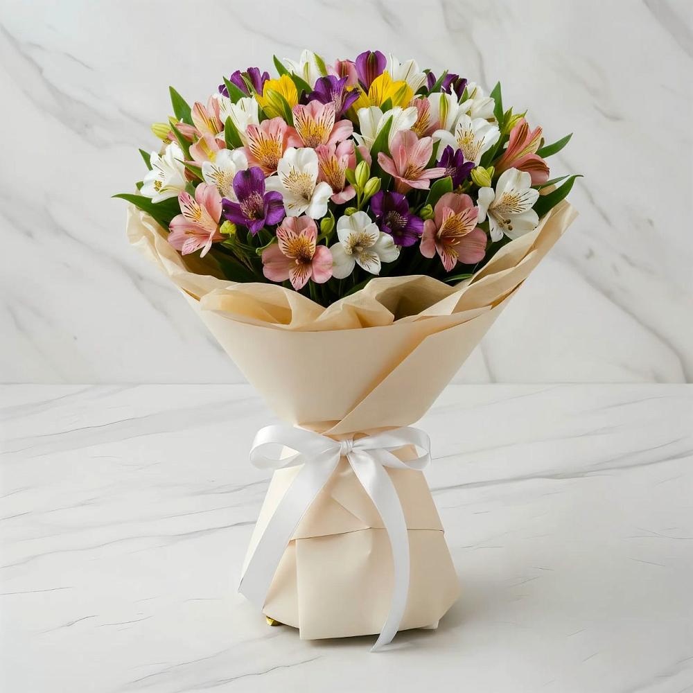 Букет цветов из: Альстромерии в Дзержинском