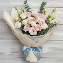 Букет цветов из:  Лизиантусы в Дзержинском