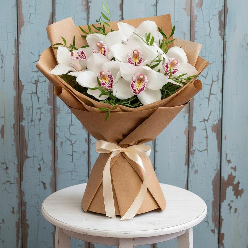Букет цветов из: Орхидеи и Розы в Дзержинском