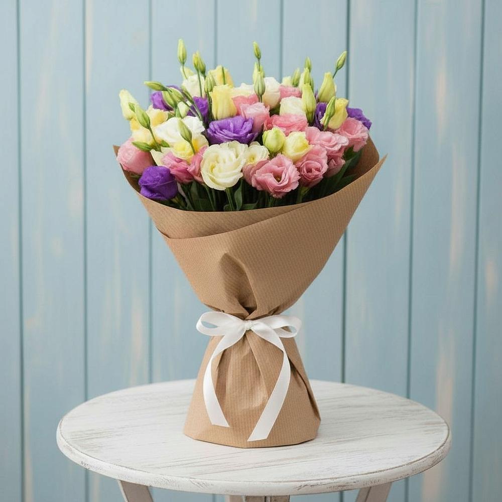 Букет цветов из: Лизиантусы в Дзержинском