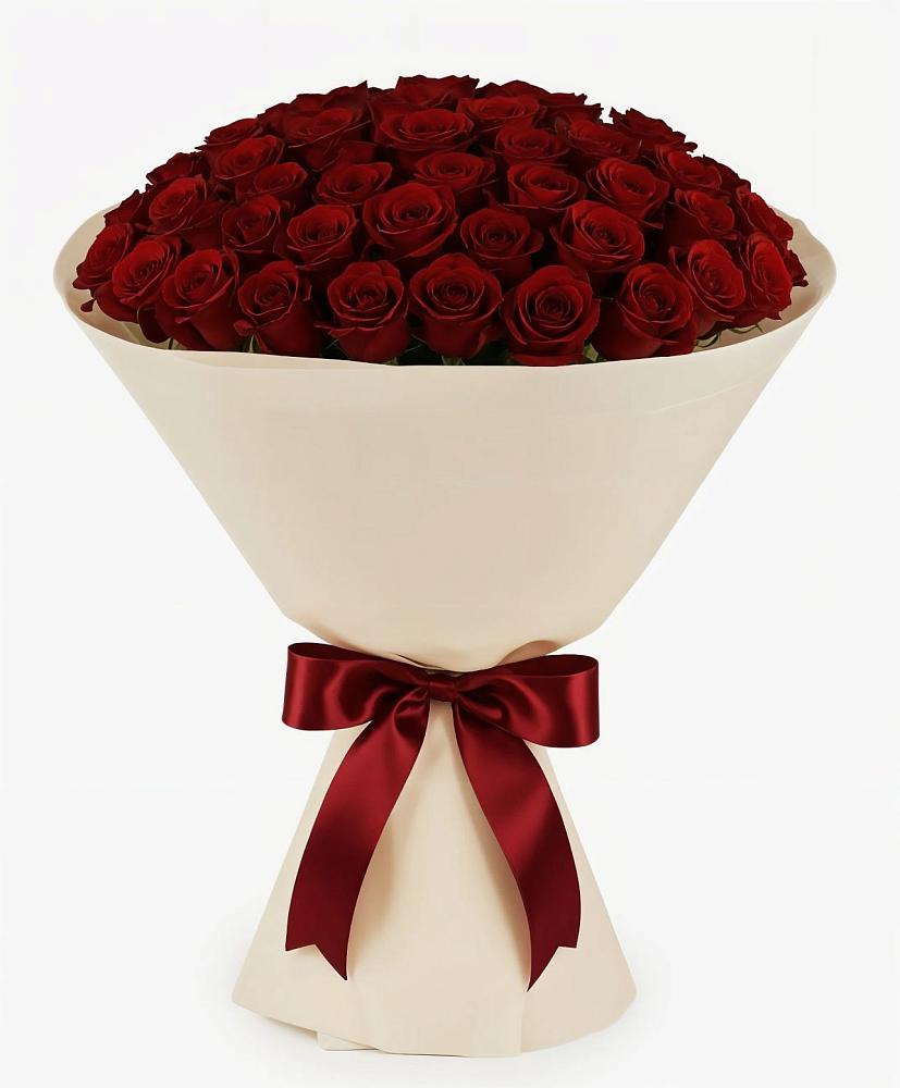 Букет 101 Бордовая роза Блэк Бакарра в Дзержинском